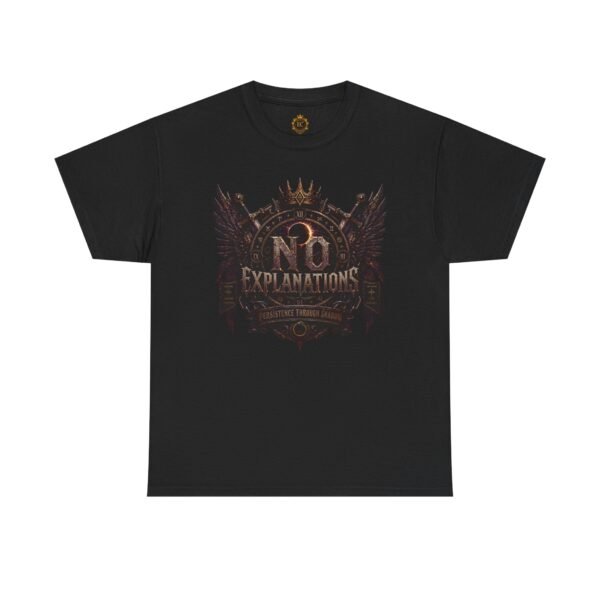 No Explanations Gothic Graphic T-Shirt