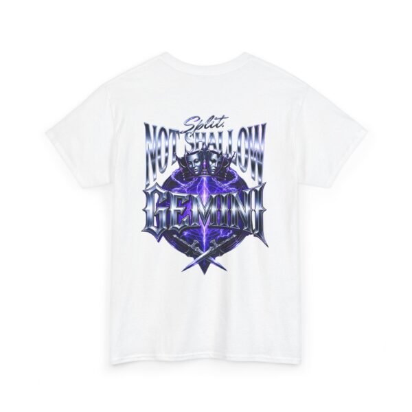 Gemini Split Not Shallow T-Shirt | Gothic Zodiac Streetwear