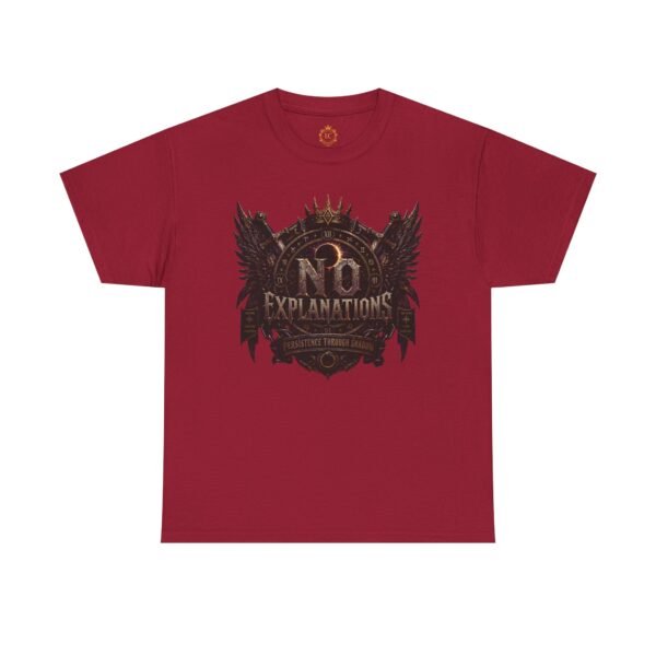 No Explanations Gothic Graphic T-Shirt