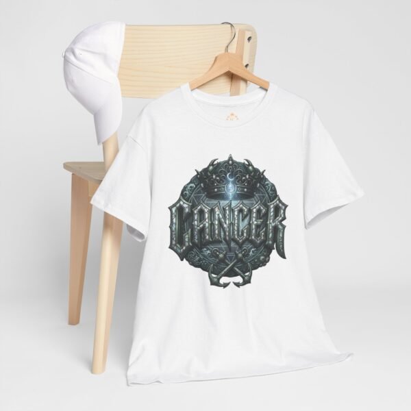 Cancer Crown Graphic Streetwear T-Shirt