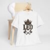Leo Crown Energy T-Shirt | Bold Gothic Zodiac Streetwear