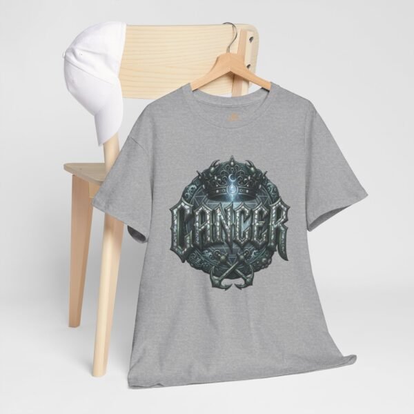 Cancer Crown Graphic Streetwear T-Shirt