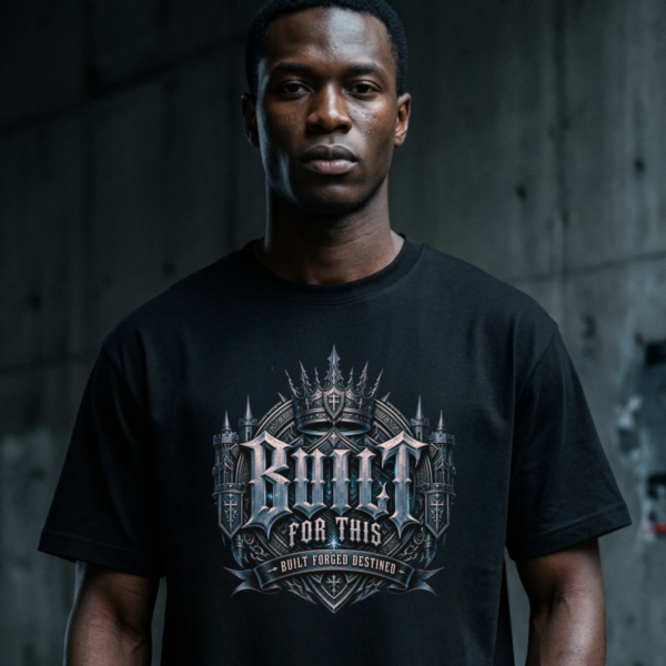 Built For This Gothic Black Streetwear T-Shirt Built For This Gothic Graphic T-Shirt