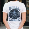 Cancer Shell Shock white T-Shirt oversized back graphic
