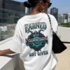 Capricorn Earned Not Given T-Shirt | Gothic Zodiac Streetwear