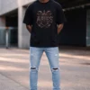 Aries Pure Impulse Gothic Zodiac black t-shirt front design