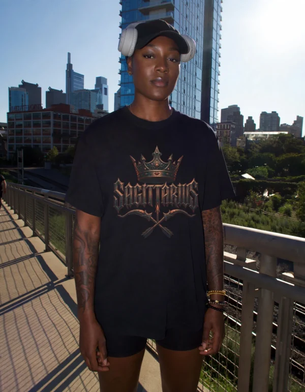 Sagittarius “No Limits, Just Targets” T-Shirt Sagittarius No Limits Just Targets T-Shirt | Zodiac Streetwear