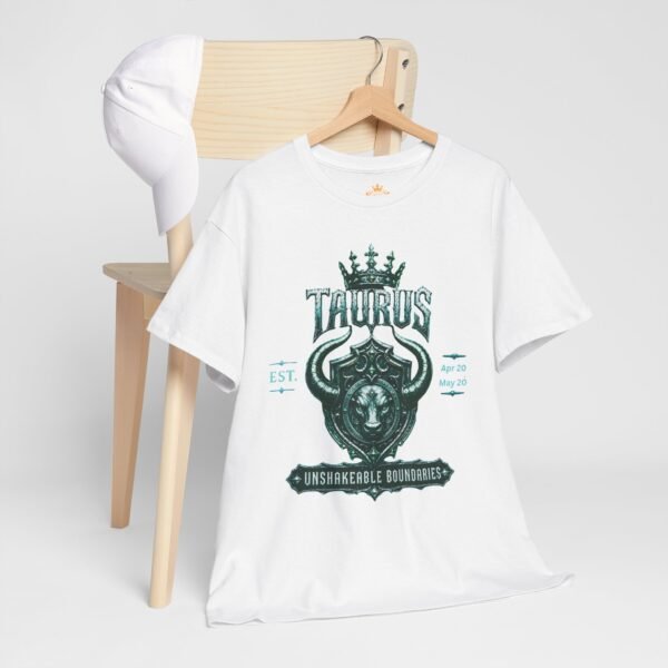 Taurus “Unshakeable Boundaries” Gothic Crest T-Shirt