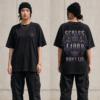 Libra Scales Don't Lie embroidered crown streetwear T-shirt