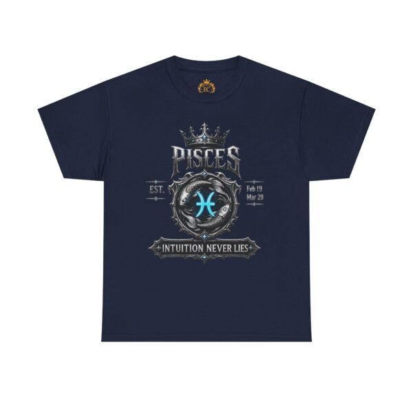14540459543361471467_2048.jpeg Pisces “Intuition Never Lies” Gothic Zodiac Crest T-Shirt