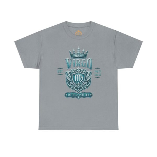 Virgo “Details Matter”Gothic Crest T-Shirt