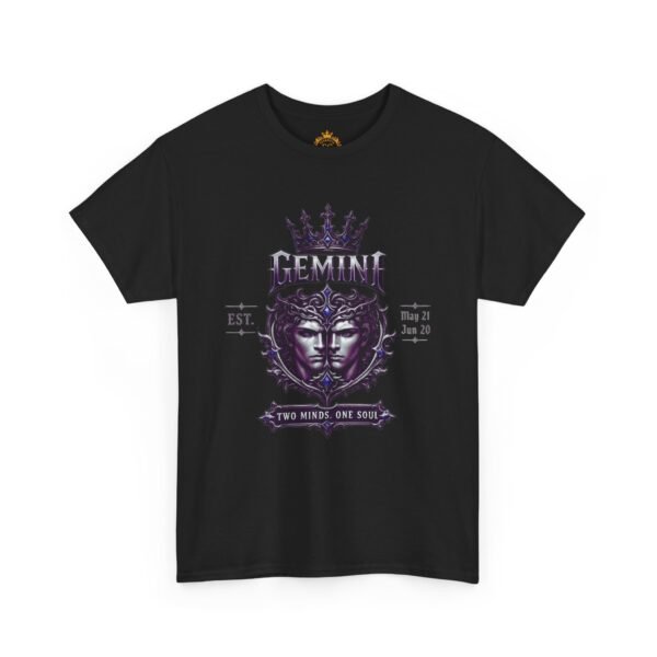 Gemini “Two Minds, One Soul” Gothic Zodiac T-Shirt