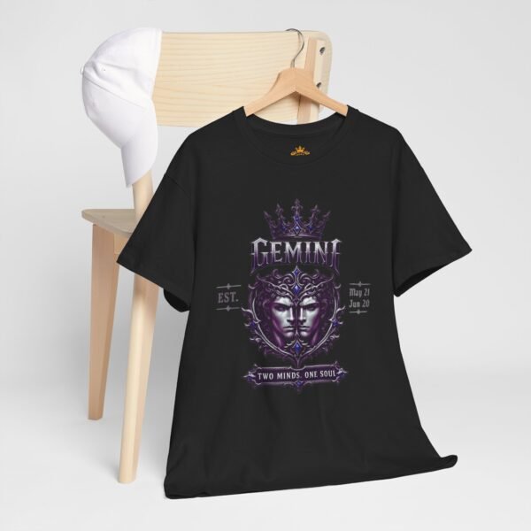 Gemini “Two Minds, One Soul” Gothic Zodiac T-Shirt