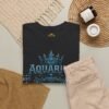 Aquarius “Unapologetically Unique” Gothic Zodiac Crest T-Shirt