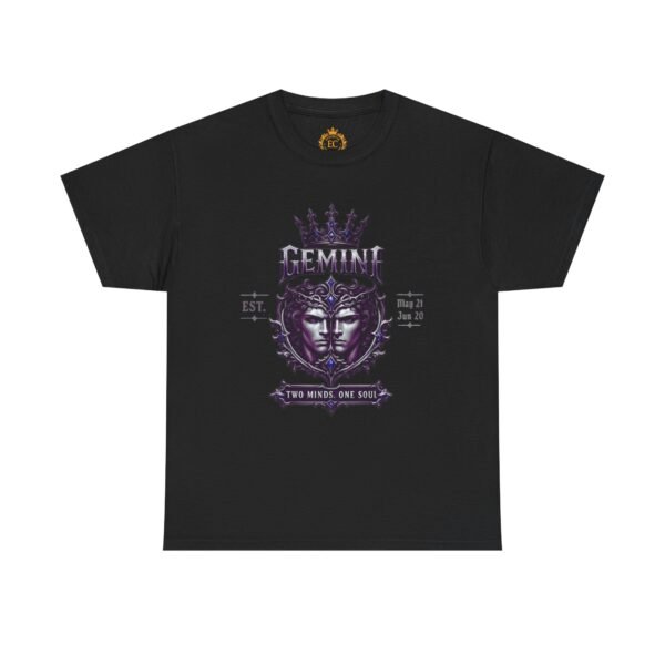 Gemini “Two Minds, One Soul” Gothic Zodiac T-Shirt