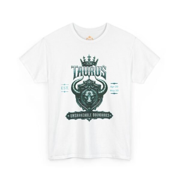 Taurus “Unshakeable Boundaries” Gothic Crest T-Shirt