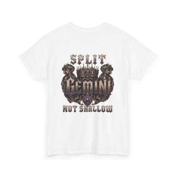 Gemini Split Not Shallow Streetwear T-Shirt