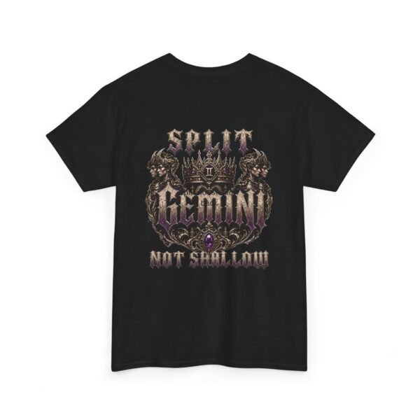 Gemini Split Not Shallow Streetwear T-Shirt