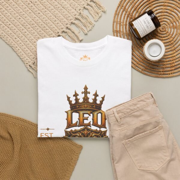 Leo “Born to Shine” Gothic Zodiac Crest T-Shirt