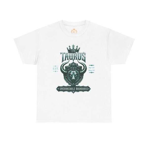 Taurus “Unshakeable Boundaries” Gothic Crest T-Shirt