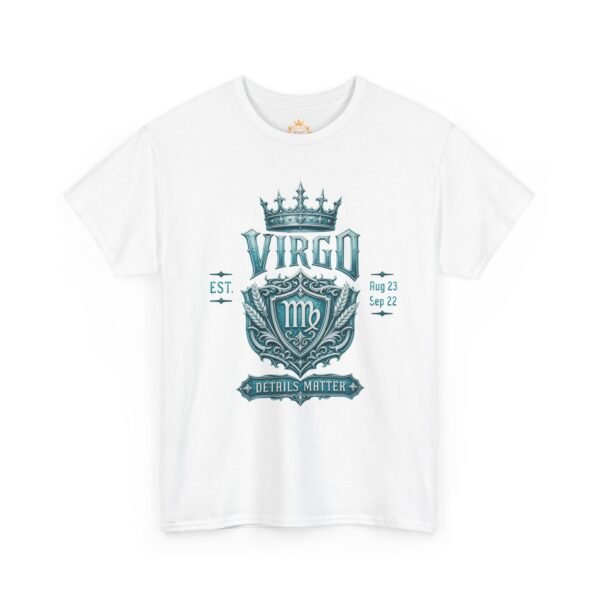 Virgo “Details Matter”Gothic Crest T-Shirt