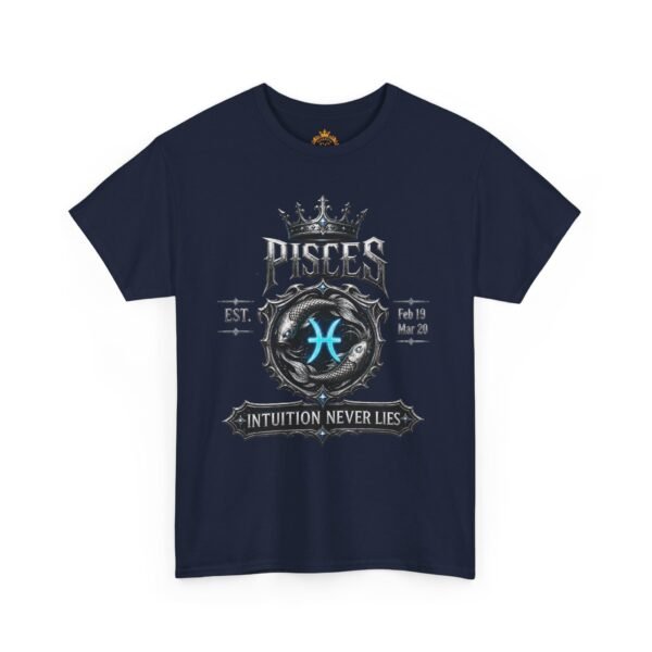 9517879427492353728_2048.jpeg Pisces “Intuition Never Lies” Gothic Zodiac Crest T-Shirt