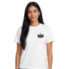 Aquarius Destined to Inspire Streetwear T-Shirt | Essentia Collective Aquarius zodiac T-shirt with embroidered Essentia crown chest crest