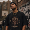 Aries “Born Ready” Gothic Zodiac Crest T-Shirt
