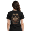 Aries Pure Impulse Streetwear T-Shirt | Essentia Collective Aries Pure Impulse gothic Ram zodiac T-shirt back graphic