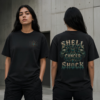 Cancer Shell Shock embroidered crown gothic streetwear T-shirt