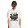 Gemini Split Not Shallow gothic Twins zodiac T-shirt back graphic