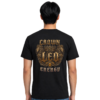 Leo Crown Energy Streetwear T-Shirt | Essentia Collective Leo Crown Energy gothic Lion zodiac T-shirt back graphic