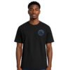 Pisces zodiac T-shirt with premium embroidered Fish front crest