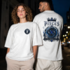 Pisces Deep Not Distant embroidered crest gothic streetwear T-shirt