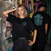 Virgo Pure Not Perfect Zodiac T-Shirt | Essentia Collective Virgo Pure Not Perfect embroidered crest gothic streetwear T-shirt