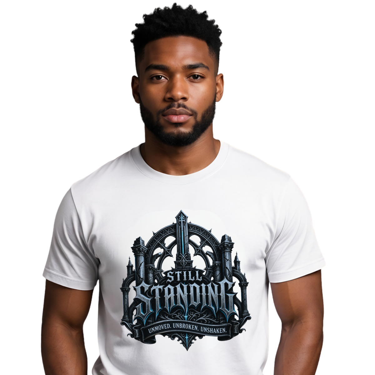 Still Standing Gothic Graphic Streetwear T-Shirt